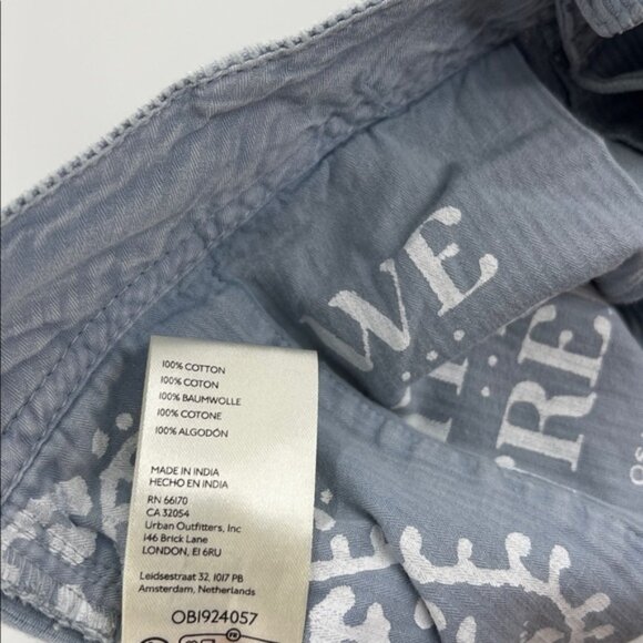 We The Free blue Osaka mid rise barrel Corduroy Jeans 30 - Picture 8 of 13